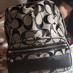 Coach Black Leather Bag